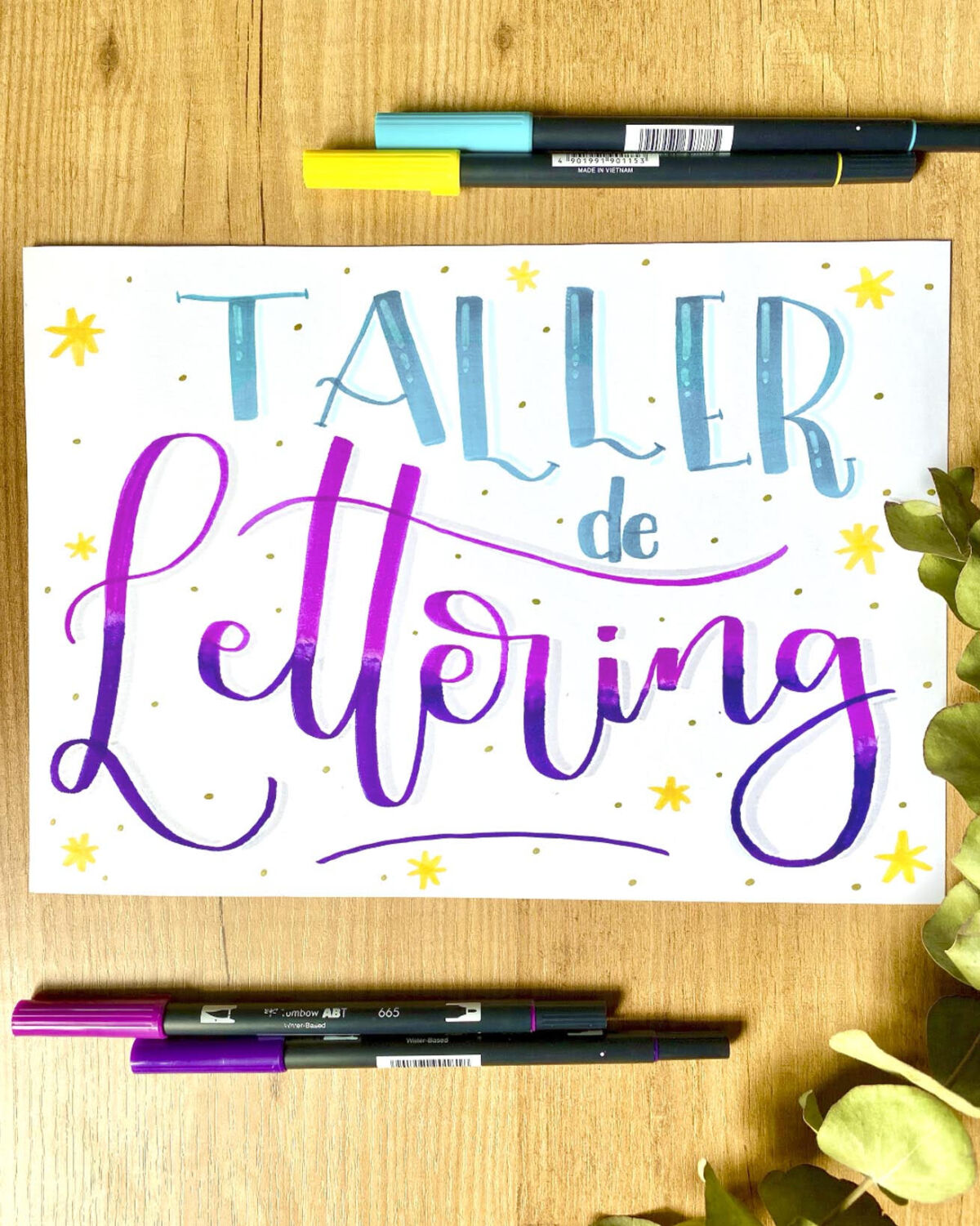 Taller De Iniciaci N Al Lettering Con Taty Miau La Cuesta Estudio