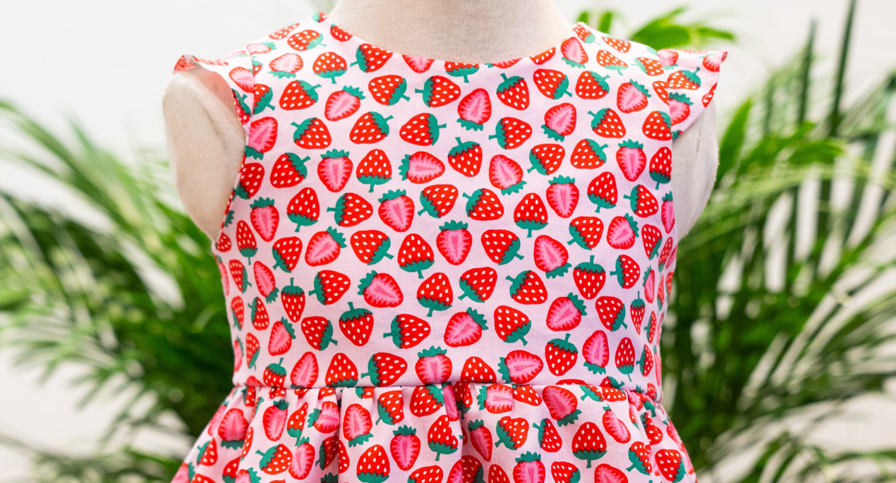Cómo coser un vestido de fresas paso a paso