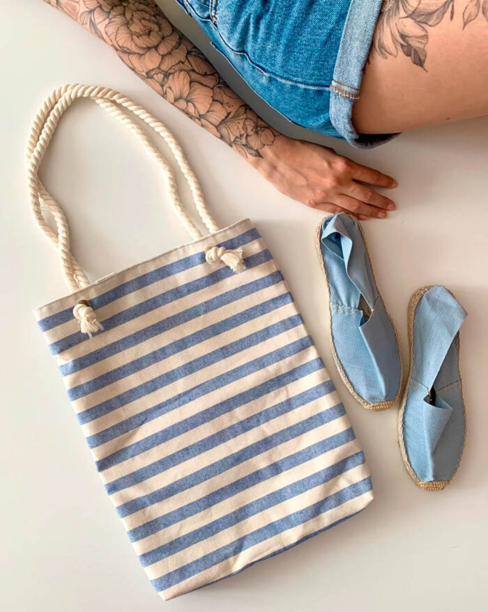 Curso de iniciación a la costura: bolso marinero